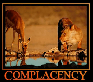 COMPLACENCY – DEVOTIONAL